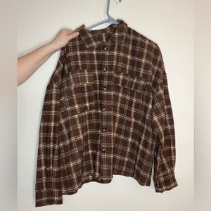 Shein plaid shirt